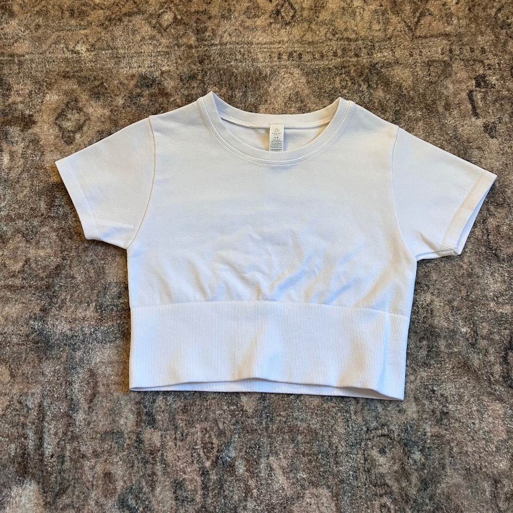 OFFLINE by Aerie White Crop Top